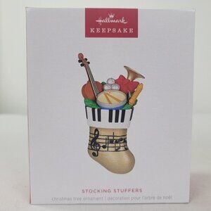 Hallmark Ornament NEW 2024 STOCKING STUFFER 4th in Series #4 music guitar drum